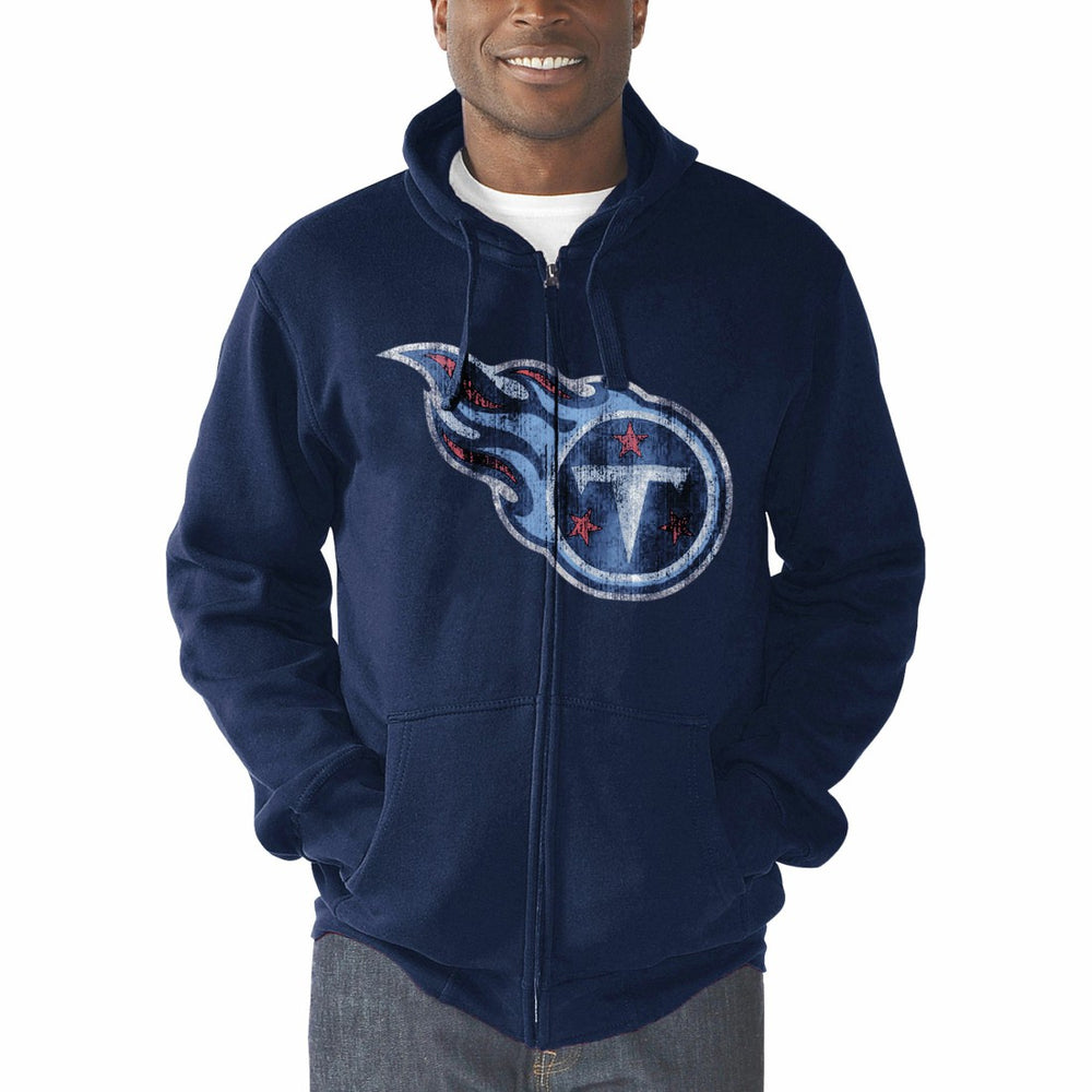Tennessee Titans G-III Sports by Carl Banks Primary Logo Full-Zip Hoodie | NFL Discount