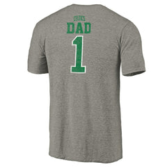 Gray Boston Celtics Greatest Dad Tri-Blend T-Shirt | NBA