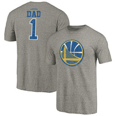 Gray Golden State Warriors Greatest Dad Tri-Blend T-Shirt sale | NBA