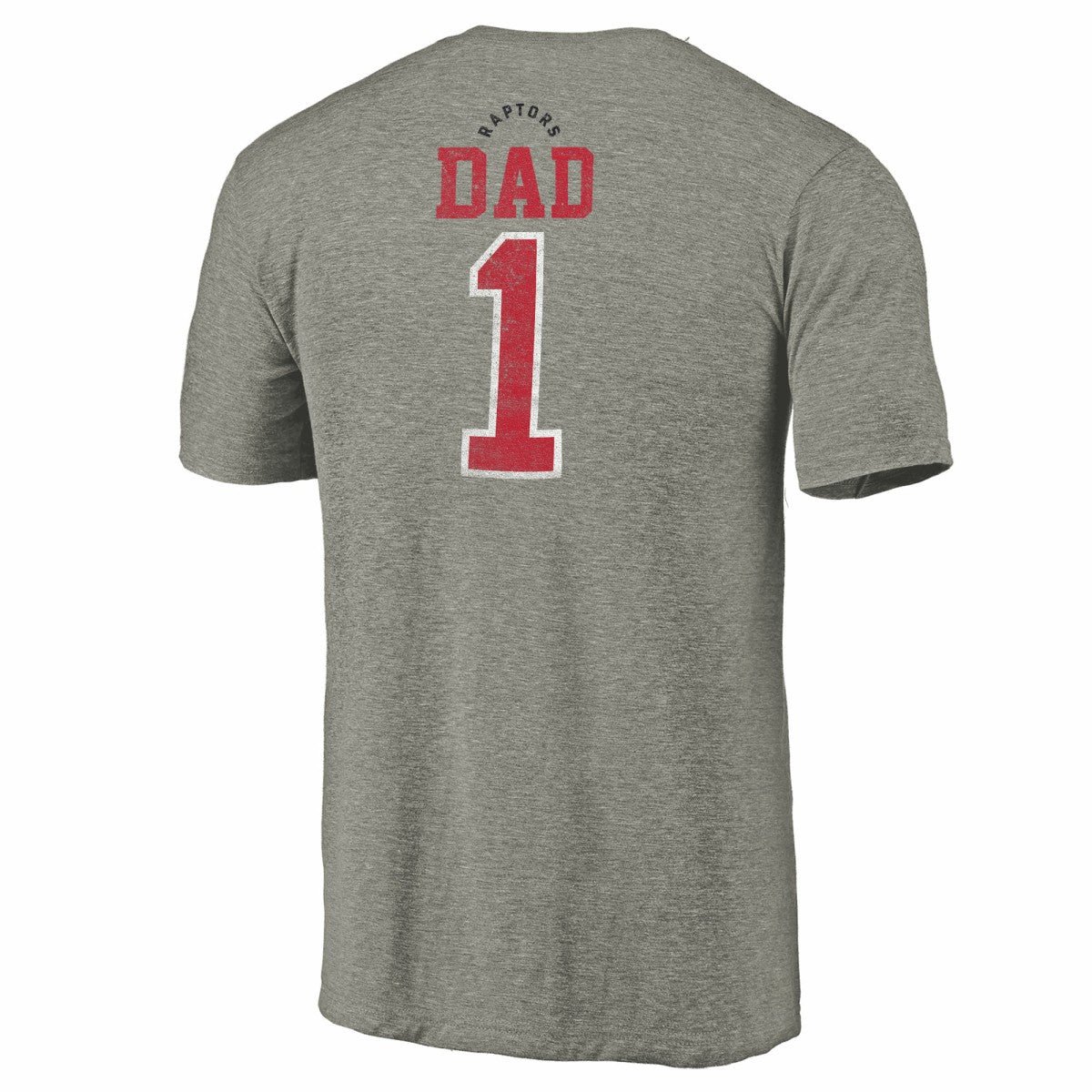 Gray Toronto Raptors Greatest Dad Tri-Blend T-Shirt | NBA