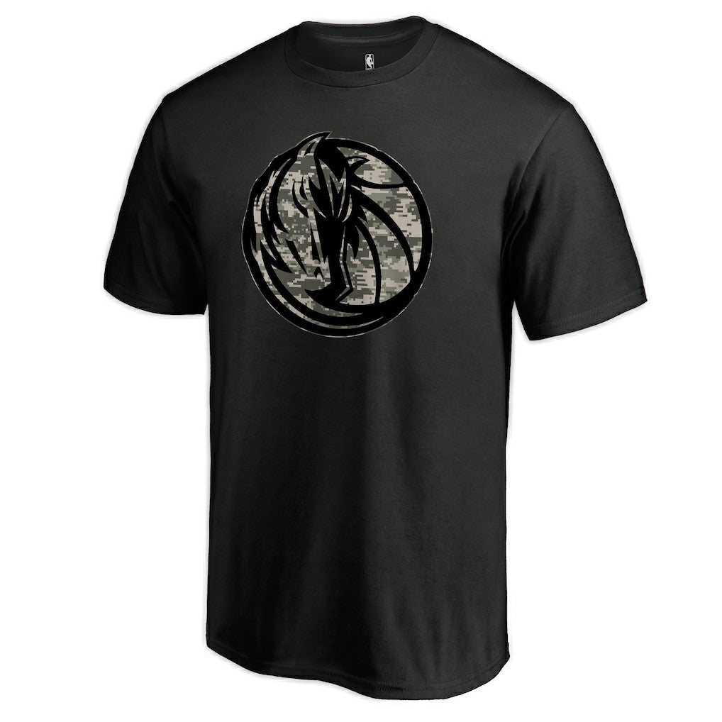 Black Dallas Mavericks Cloak Camo T-Shirt sale | NBA