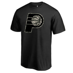 Black Indiana Pacers Cloak Camo T-Shirt | NBA