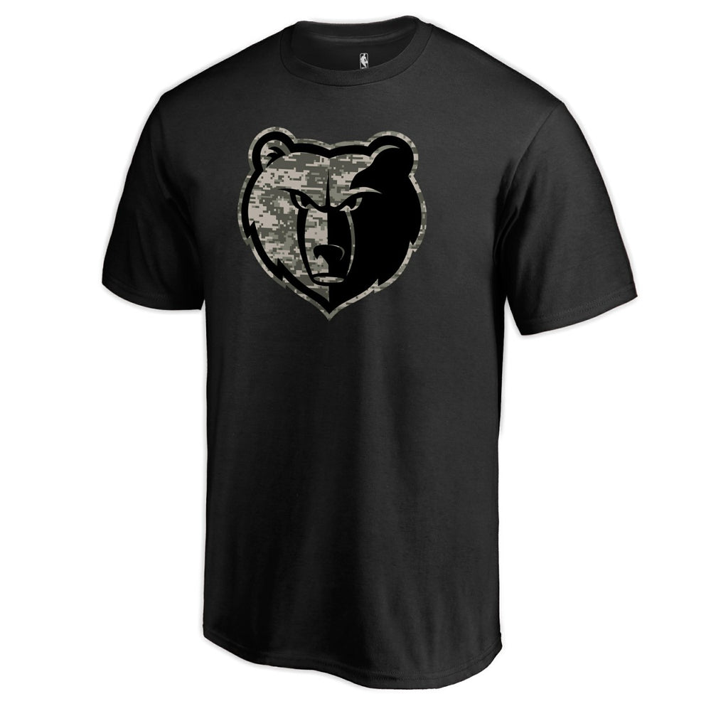 Black Memphis Grizzlies Camo Collection Cloak T-Shirt | NBA