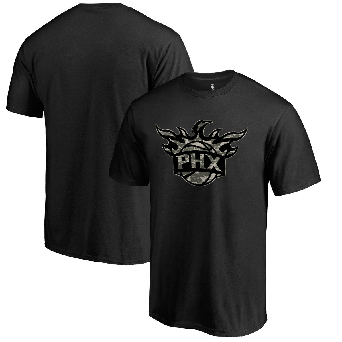 Black Phoenix Suns Cloak Camo T-Shirt | NBA