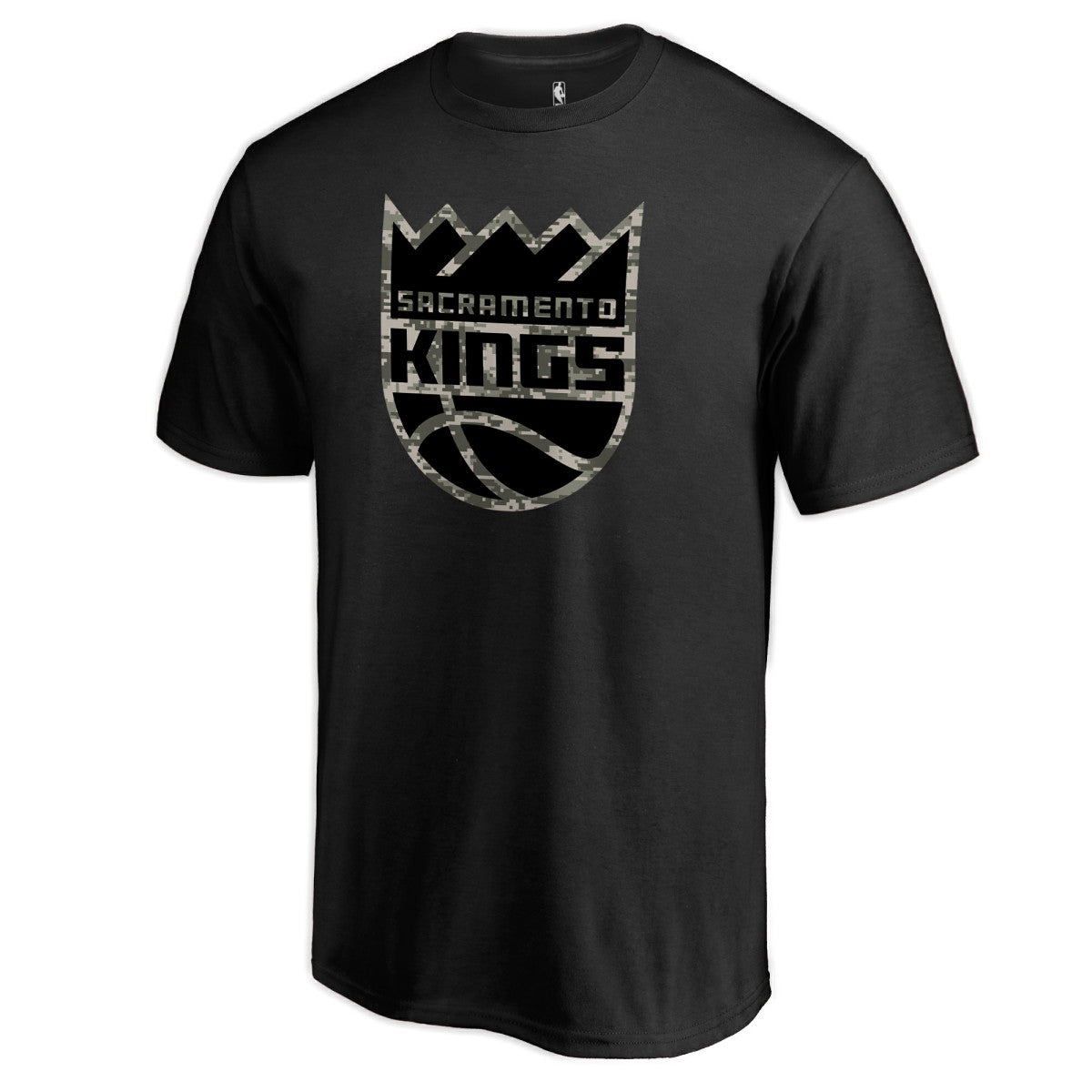 Black Sacramento Kings Cloak Camo T-Shirt | NBA