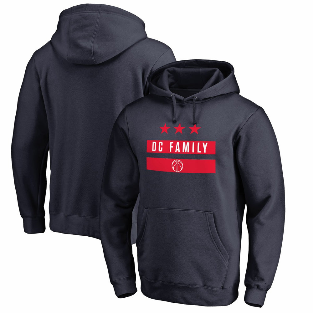 Navy Washington Wizards Hometown Collection DC Family Pullover Hoodie | NBA