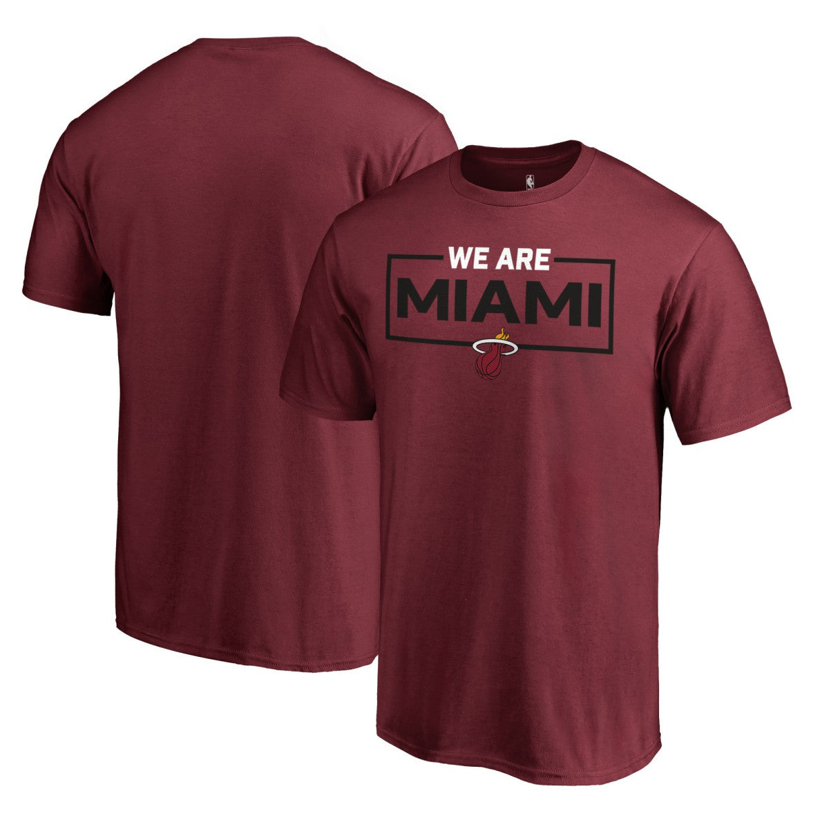 Red Miami Heat We Are Iconic Collection T-Shirt | NBA