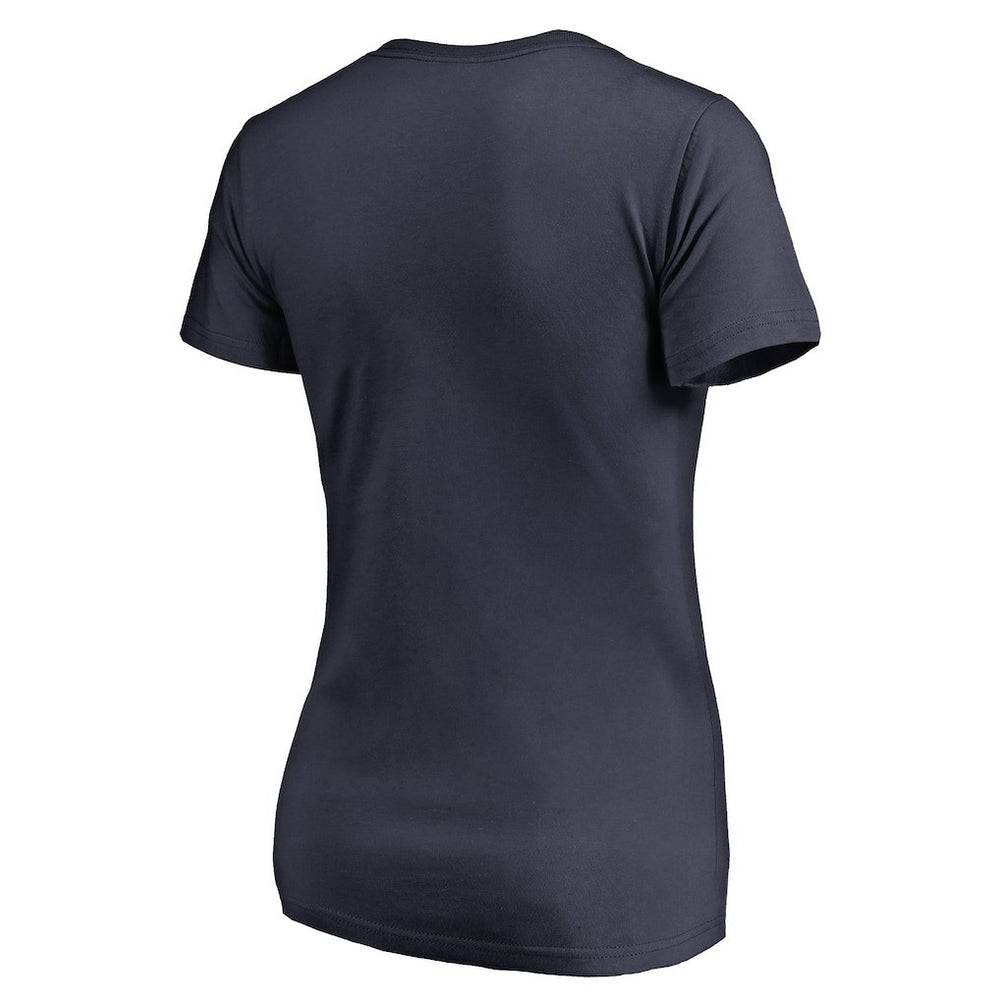 Navy Denver Nuggets Women's We Are Iconic Collection V-Neck T-Shirt sale | NBA