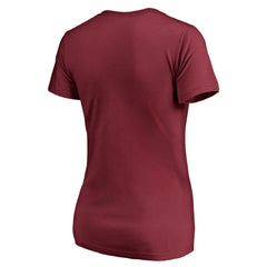 Red Miami Heat Women's We Are Iconic Collection V-Neck T-Shirt | NBA