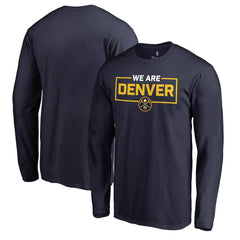 Navy Denver Nuggets We Are Iconic Collection Long Sleeve T-Shirt sale | NBA