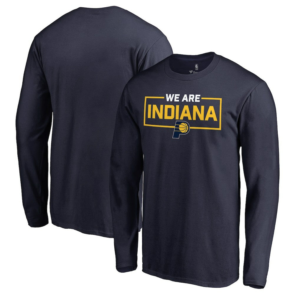 Navy Indiana Pacers We Are Iconic Collection Long Sleeve T-Shirt | NBA