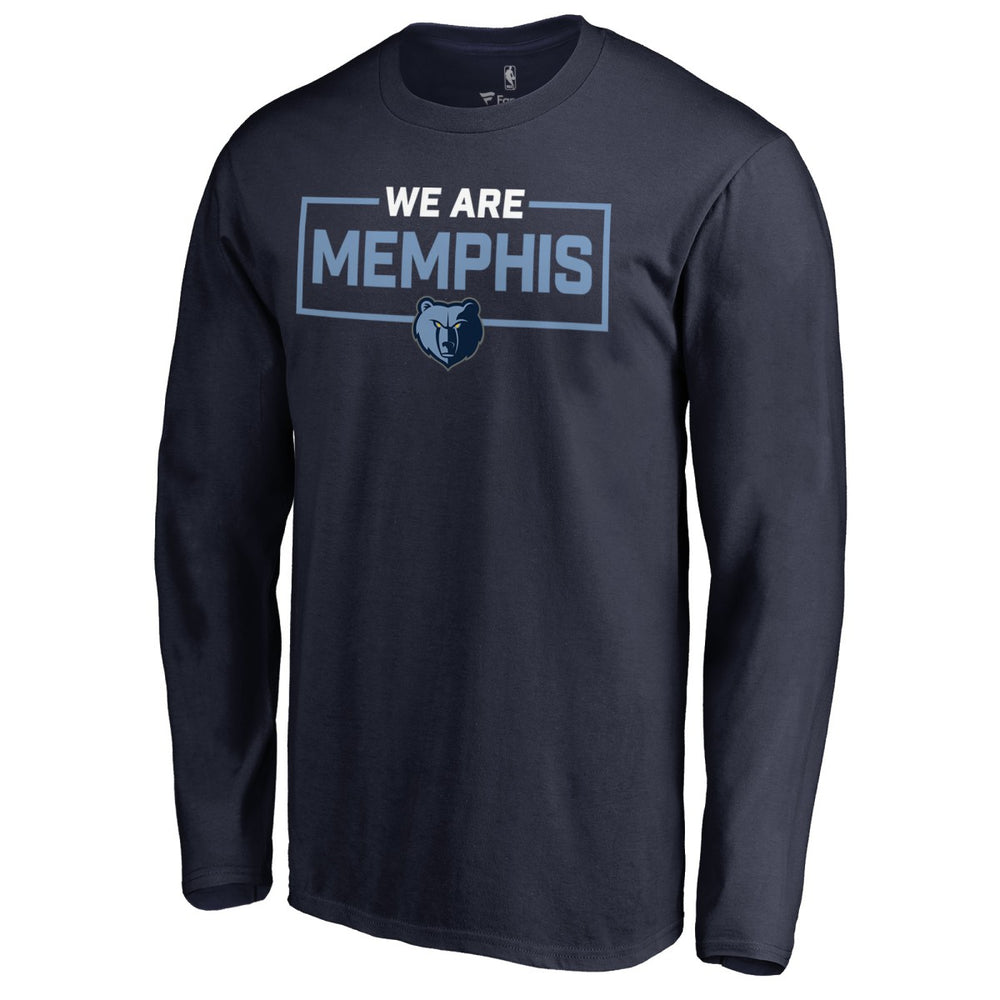 Navy Memphis Grizzlies We Are Iconic Collection Long Sleeve T-Shirt | NBA