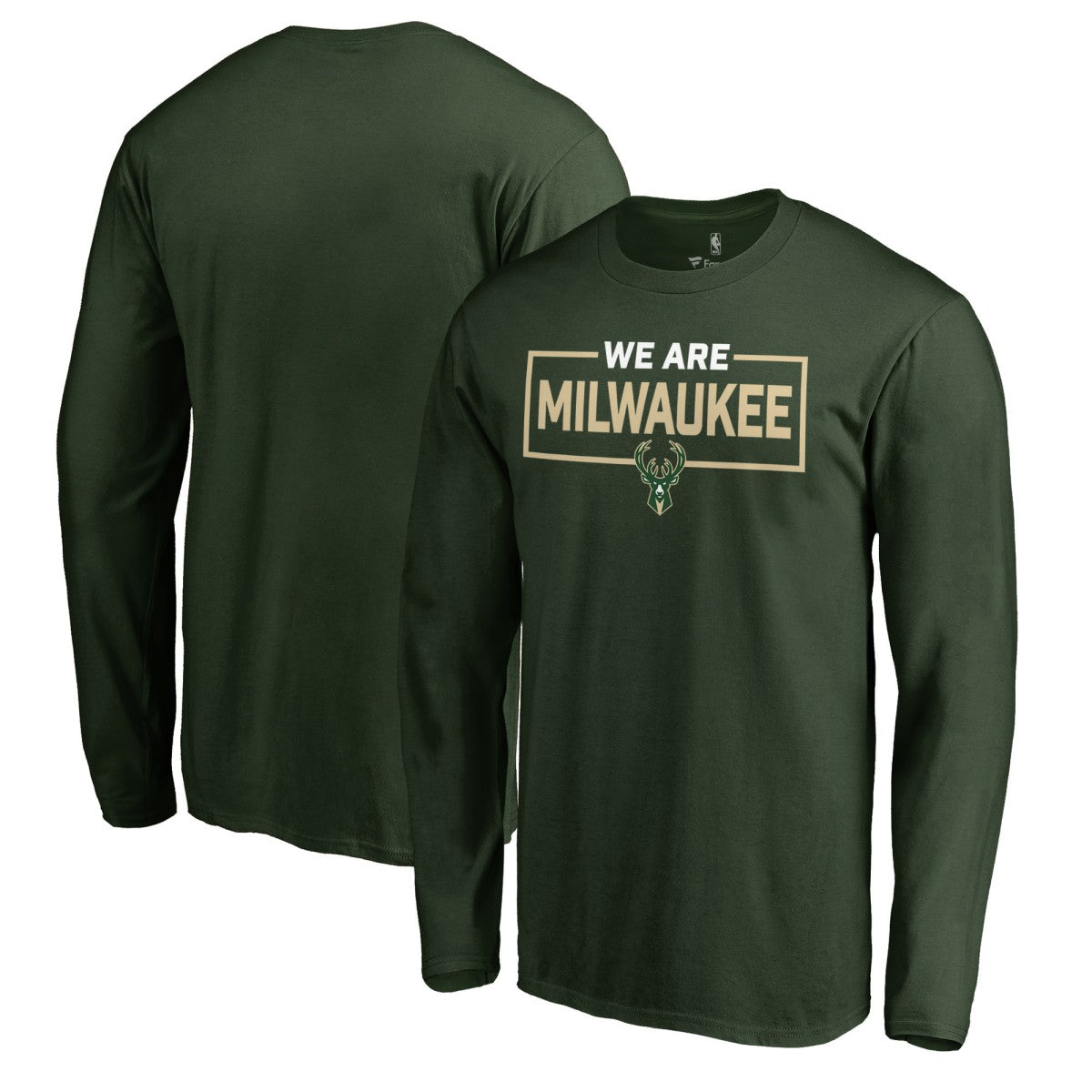 Green Milwaukee Bucks We Are Iconic Collection Long Sleeve T-Shirt | NBA