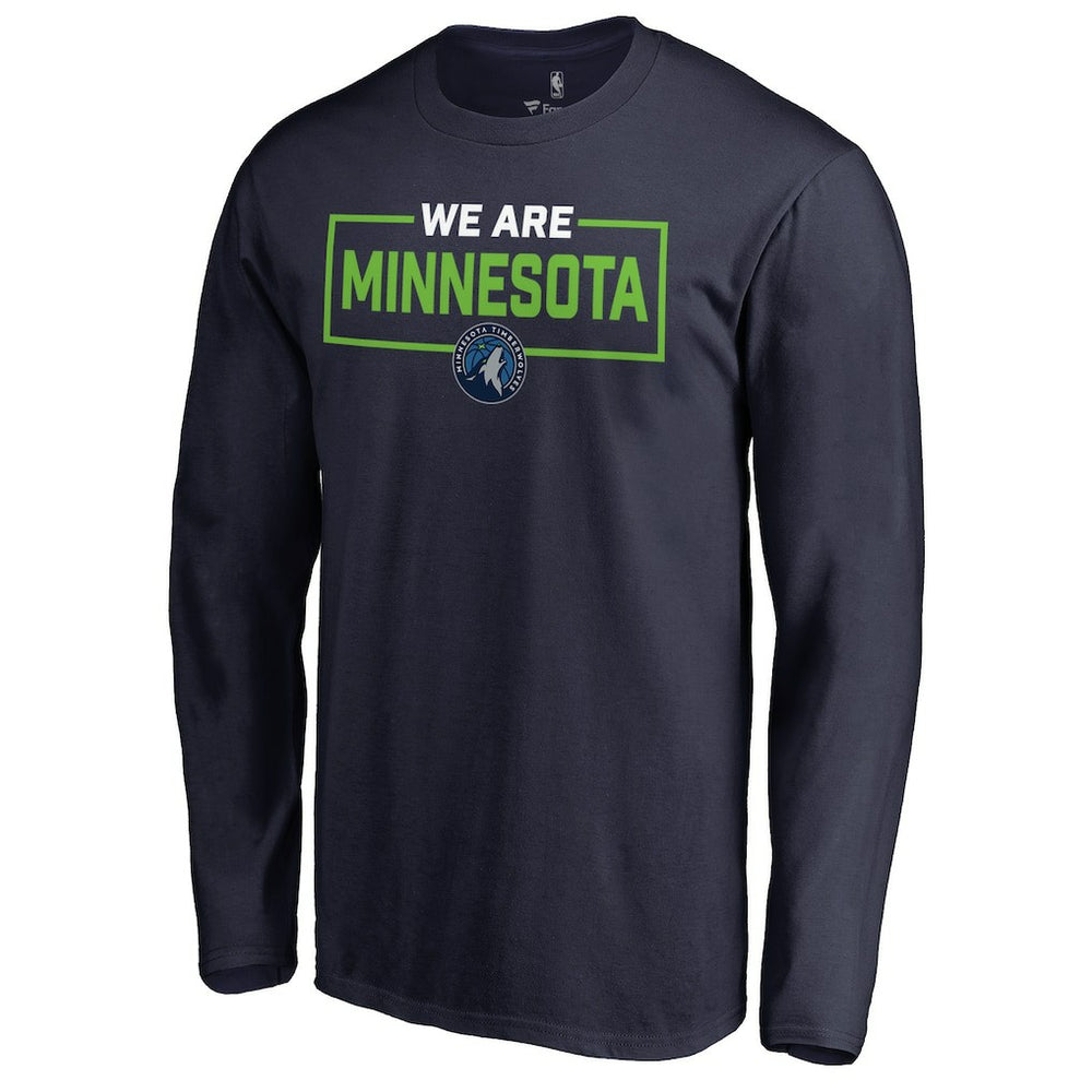Navy Minnesota Timberwolves We Are Iconic Collection Long Sleeve T-Shirt | NBA