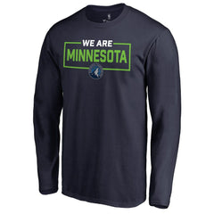 Navy Minnesota Timberwolves We Are Iconic Collection Long Sleeve T-Shirt | NBA