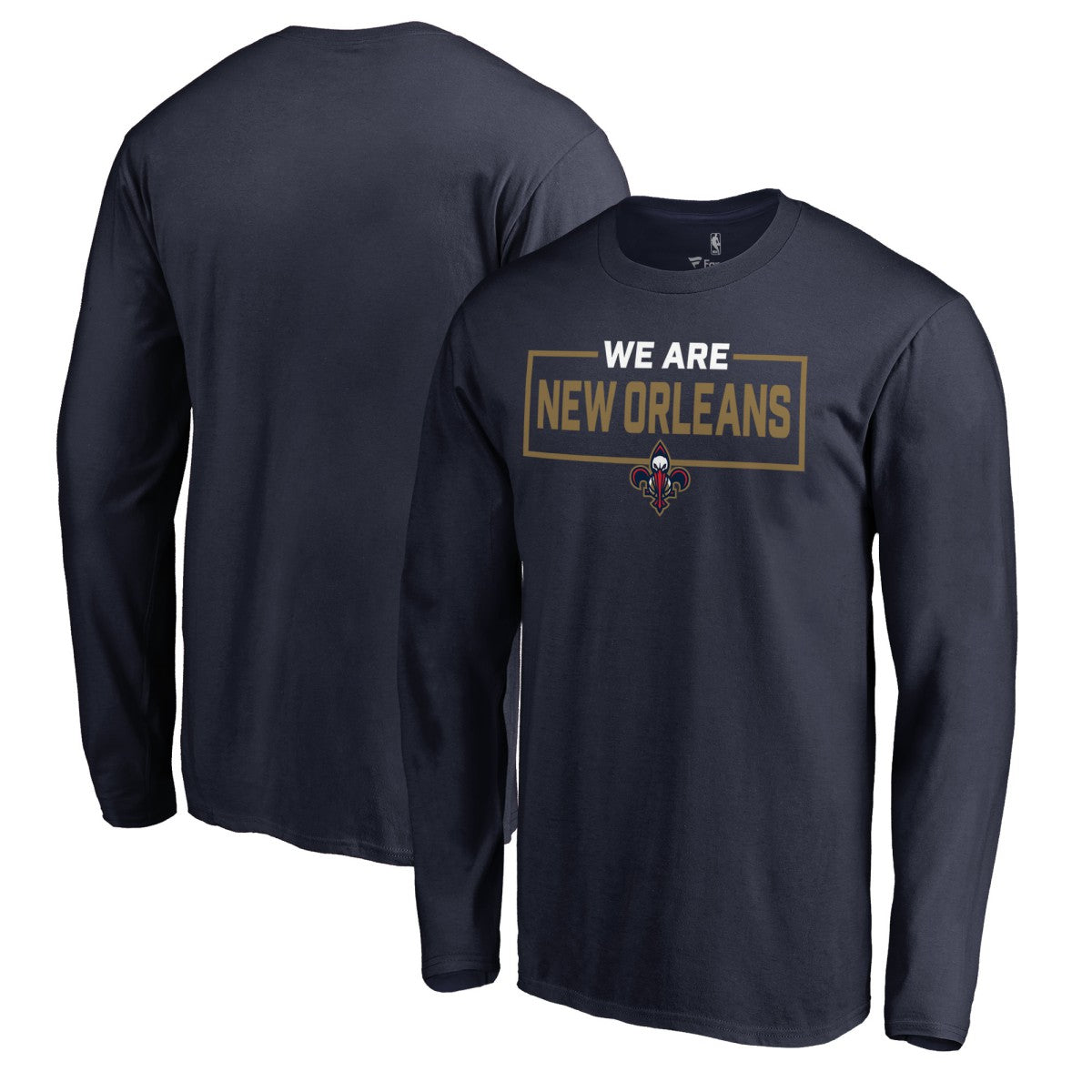 Navy New Orleans Pelicans We Are Iconic Collection Long Sleeve T-Shirt | NBA
