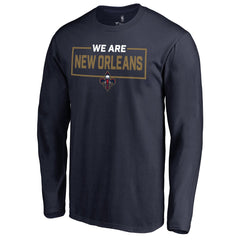 Navy New Orleans Pelicans We Are Iconic Collection Long Sleeve T-Shirt | NBA