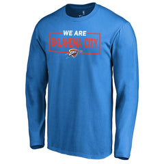 Blue Oklahoma City Thunder We Are Iconic Collection Long Sleeve T-Shirt | NBA