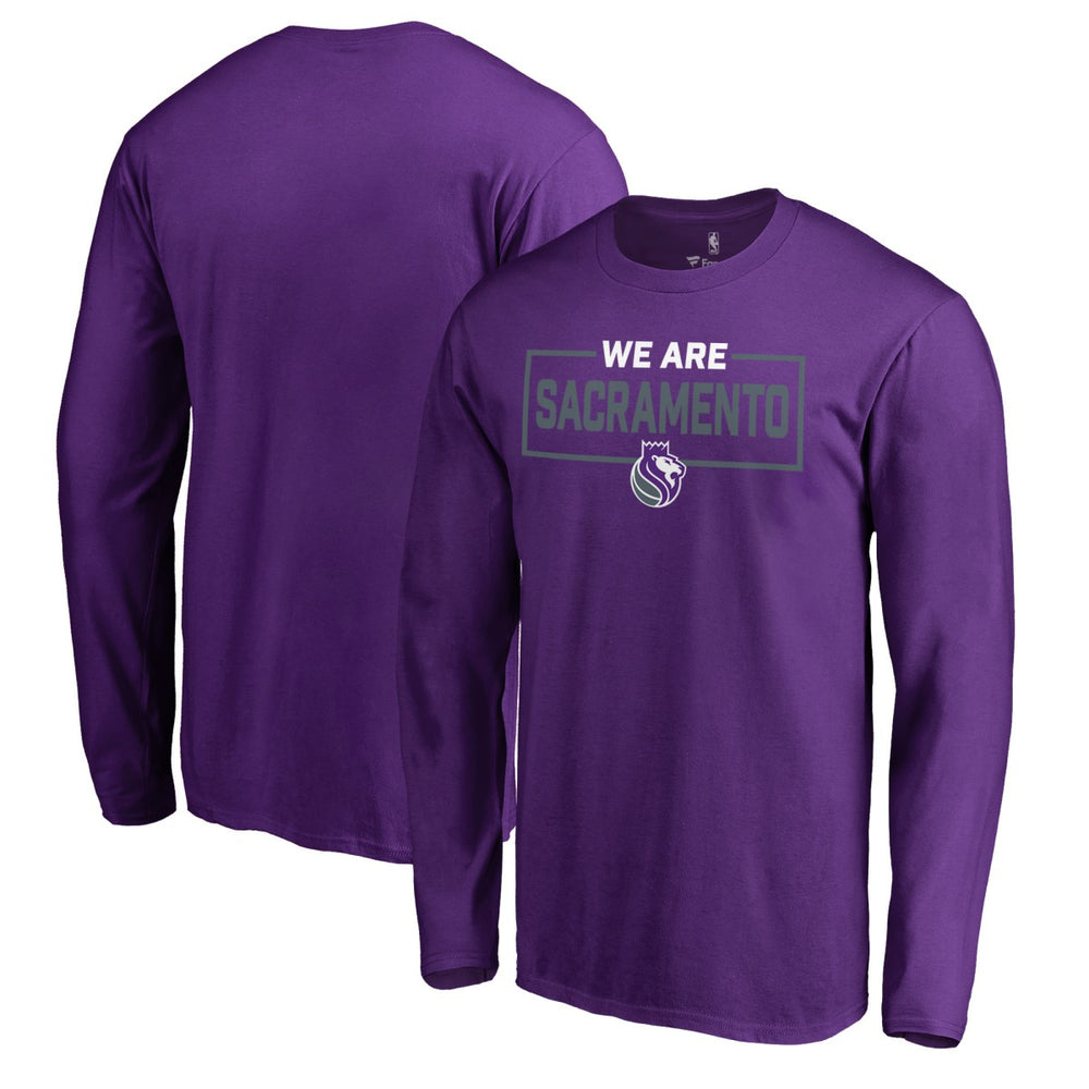 Purple Sacramento Kings We Are Iconic Collection Long Sleeve T-Shirt | NBA