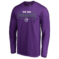 Purple Sacramento Kings We Are Iconic Collection Long Sleeve T-Shirt | NBA