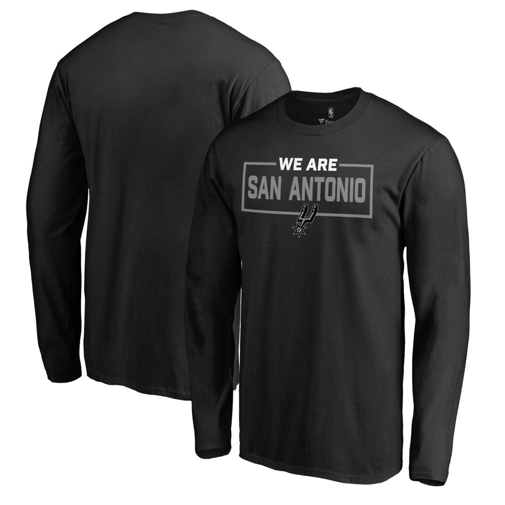 Black San Antonio Spurs We Are Iconic Collection Long Sleeve T-Shirt | NBA