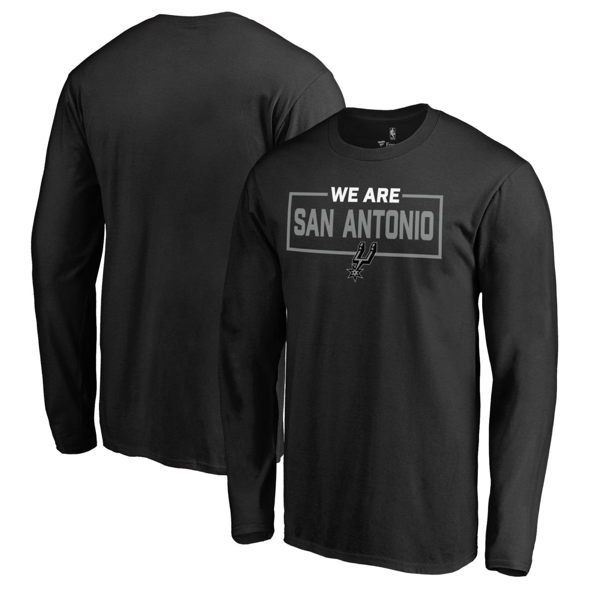 Black San Antonio Spurs We Are Iconic Collection Long Sleeve T-Shirt | NBA