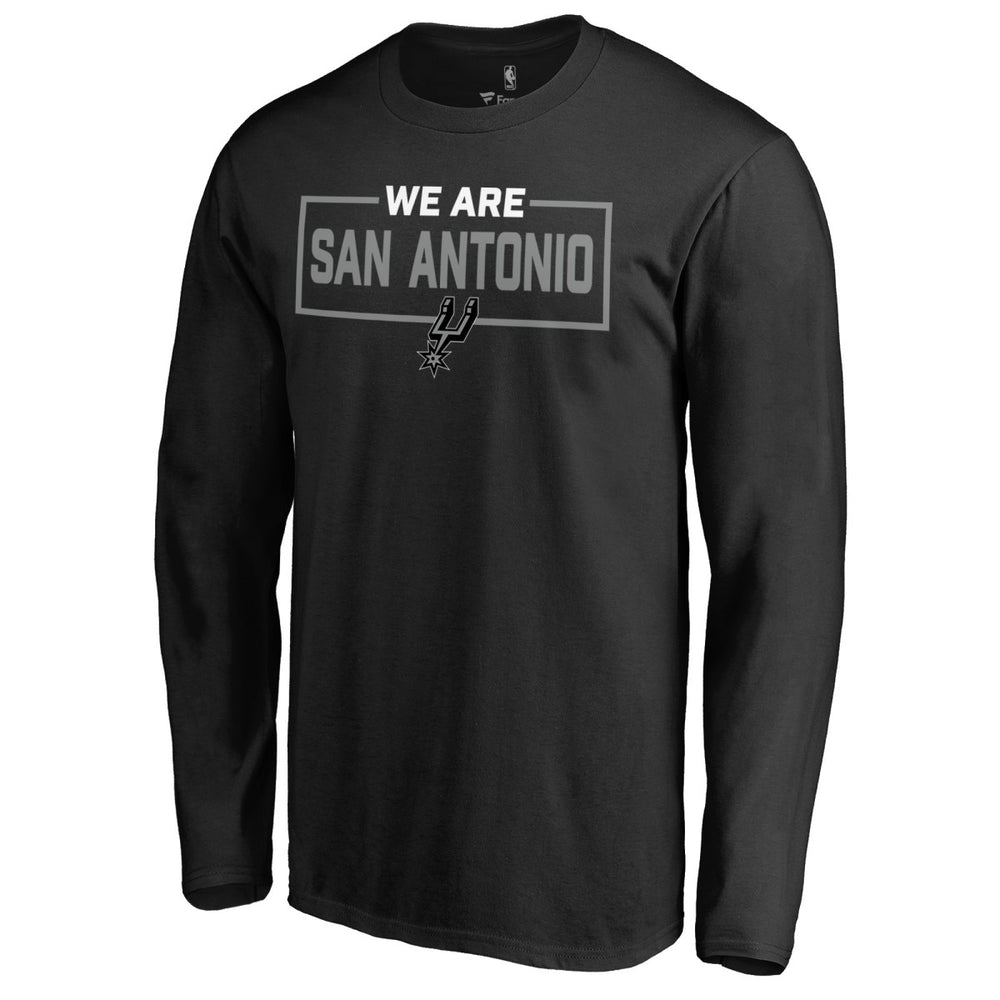 Black San Antonio Spurs We Are Iconic Collection Long Sleeve T-Shirt | NBA
