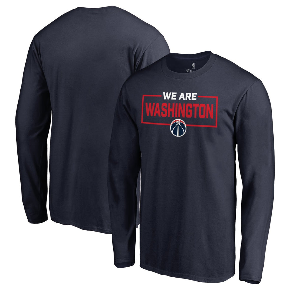 Navy Washington Wizards We Are Iconic Collection Long Sleeve T-Shirt | NBA
