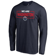 Navy Washington Wizards We Are Iconic Collection Long Sleeve T-Shirt | NBA