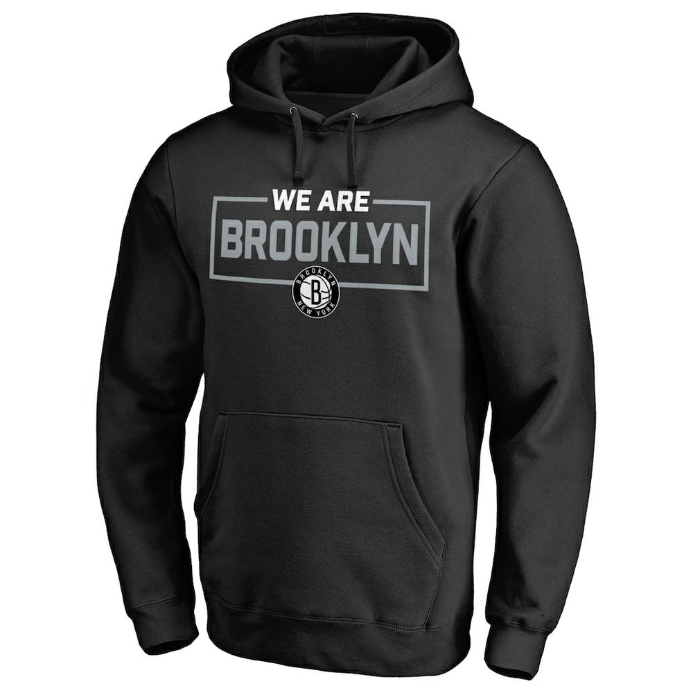 Black Brooklyn Nets We Are Iconic Collection Pullover Hoodie | NBA