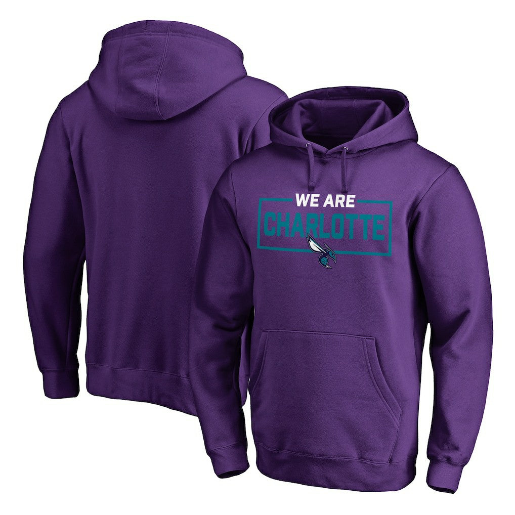 Purple Charlotte Hornets We Are Iconic Collection Pullover Hoodie | NBA