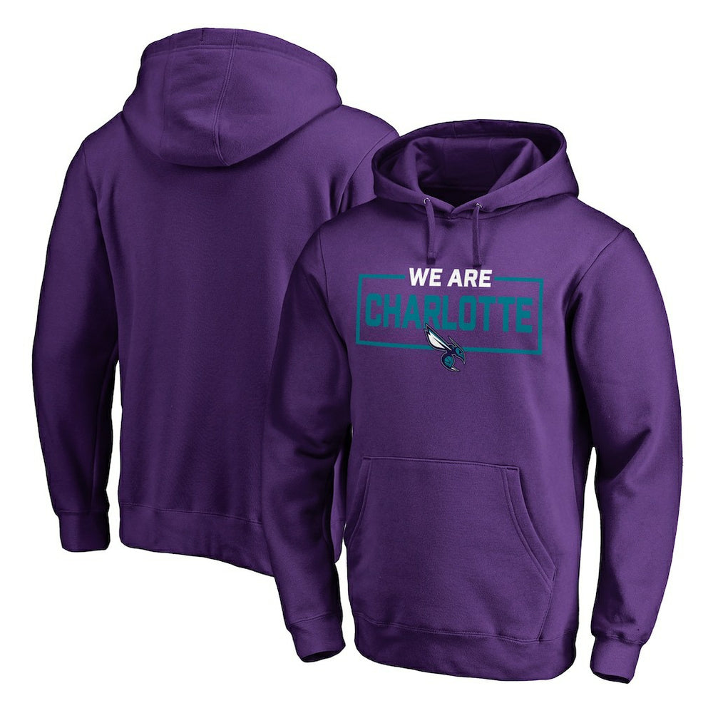 Purple Charlotte Hornets We Are Iconic Collection Pullover Hoodie | NBA
