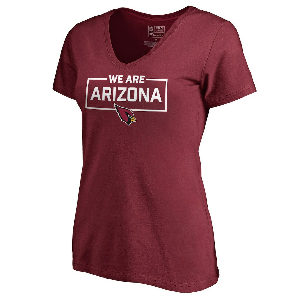 Arizona Cardinals Women's We Are Icon V-Neck T-Shirt | NFL Outlet