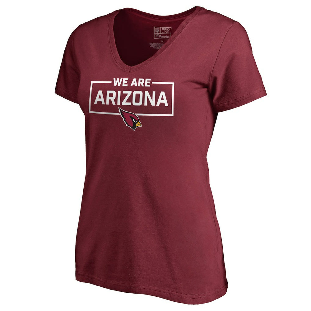 Arizona Cardinals Women's We Are Icon V-Neck T-Shirt | NFL Outlet