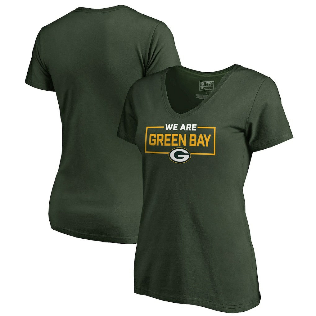 Green Bay Packers Women's We Are Icon V-Neck T-Shirt | NFL Near me