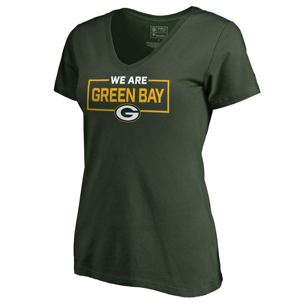 Green Bay Packers Women's We Are Icon V-Neck T-Shirt | NFL Near me