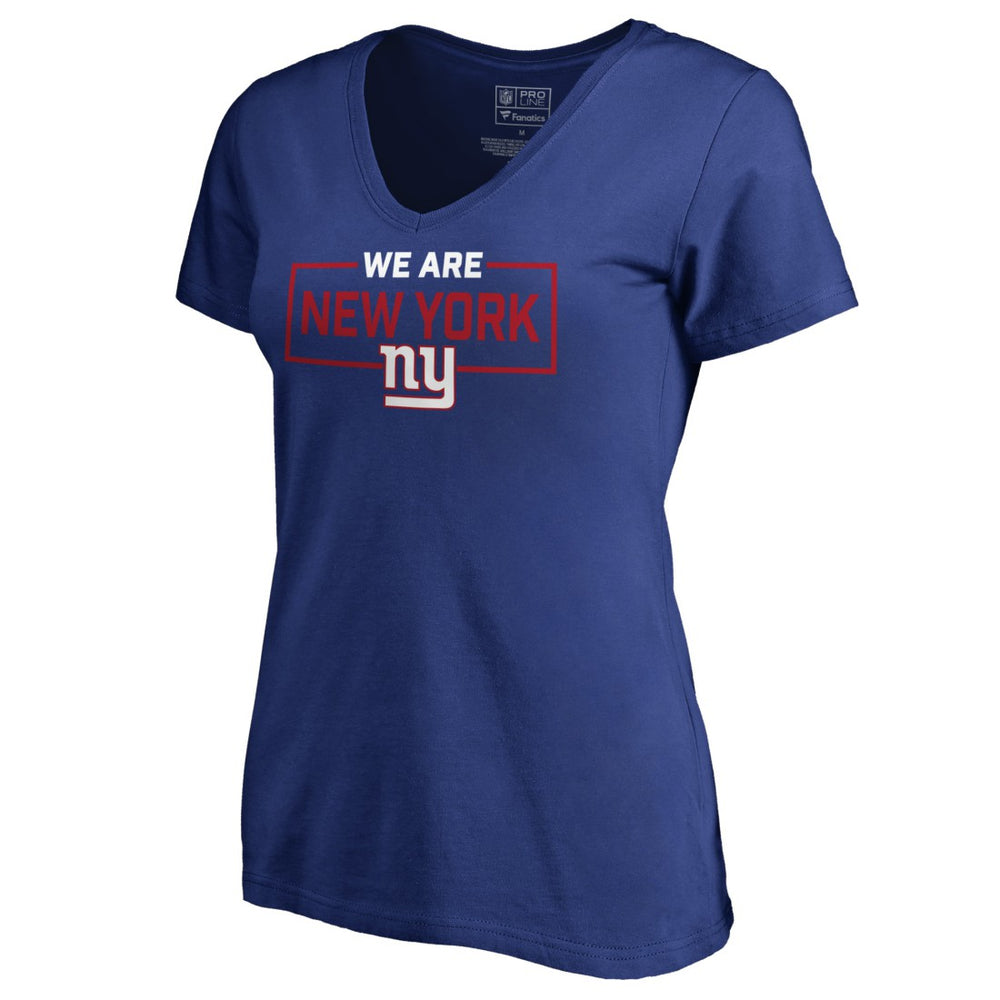 New York Giants Women's We Are Icon V-Neck T-Shirt | NFL US