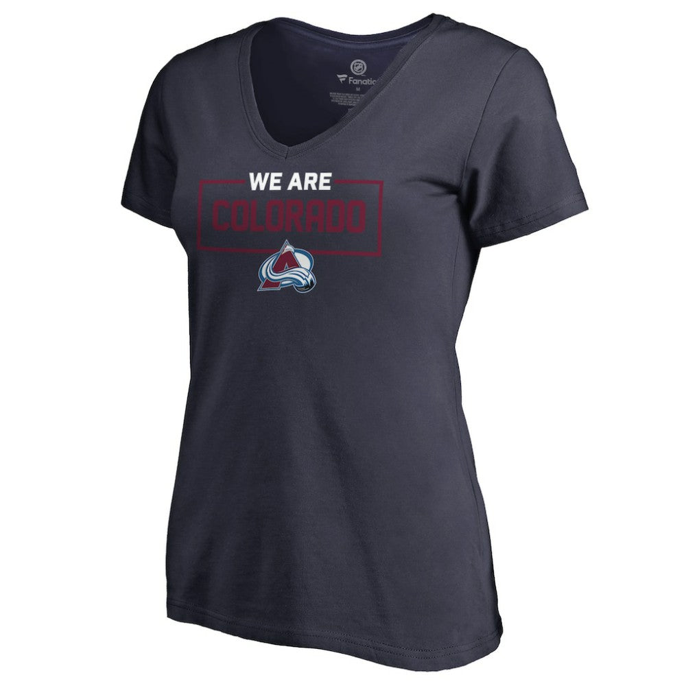 Colorado Avalanche Women's Iconic Collection V-Neck T-Shirt -  NHL T-shirts