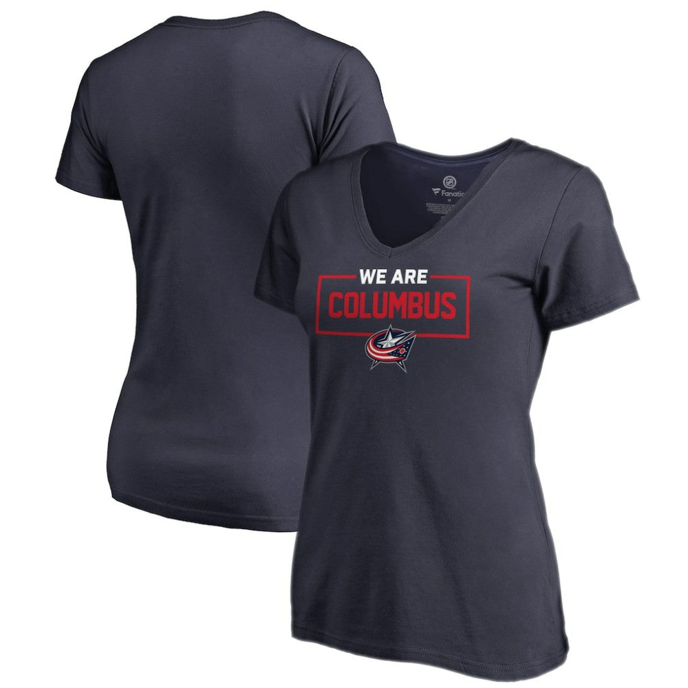 Columbus Blue Jackets Women's Iconic Collection V-Neck T-Shirt -  NHL T-shirts