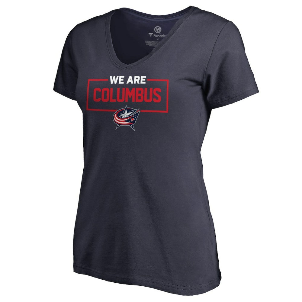 Columbus Blue Jackets Women's Iconic Collection V-Neck T-Shirt -  NHL T-shirts