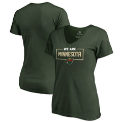 Minnesota Wild Women's Iconic Collection V-Neck T-Shirt -  NHL T-shirts