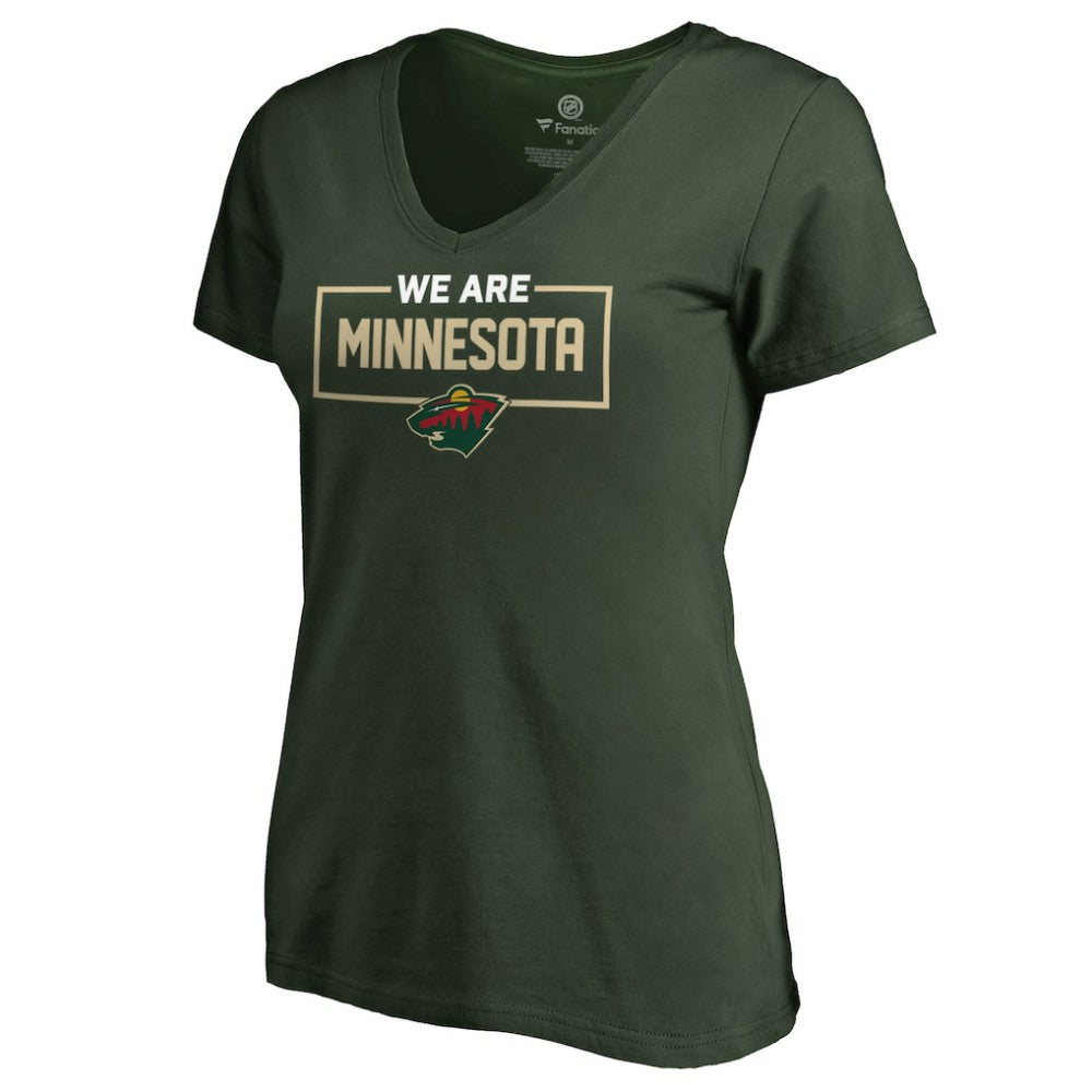 Minnesota Wild Women's Iconic Collection V-Neck T-Shirt -  NHL T-shirts