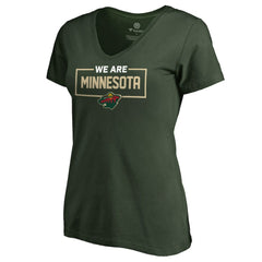 Minnesota Wild Women's Iconic Collection V-Neck T-Shirt -  NHL T-shirts