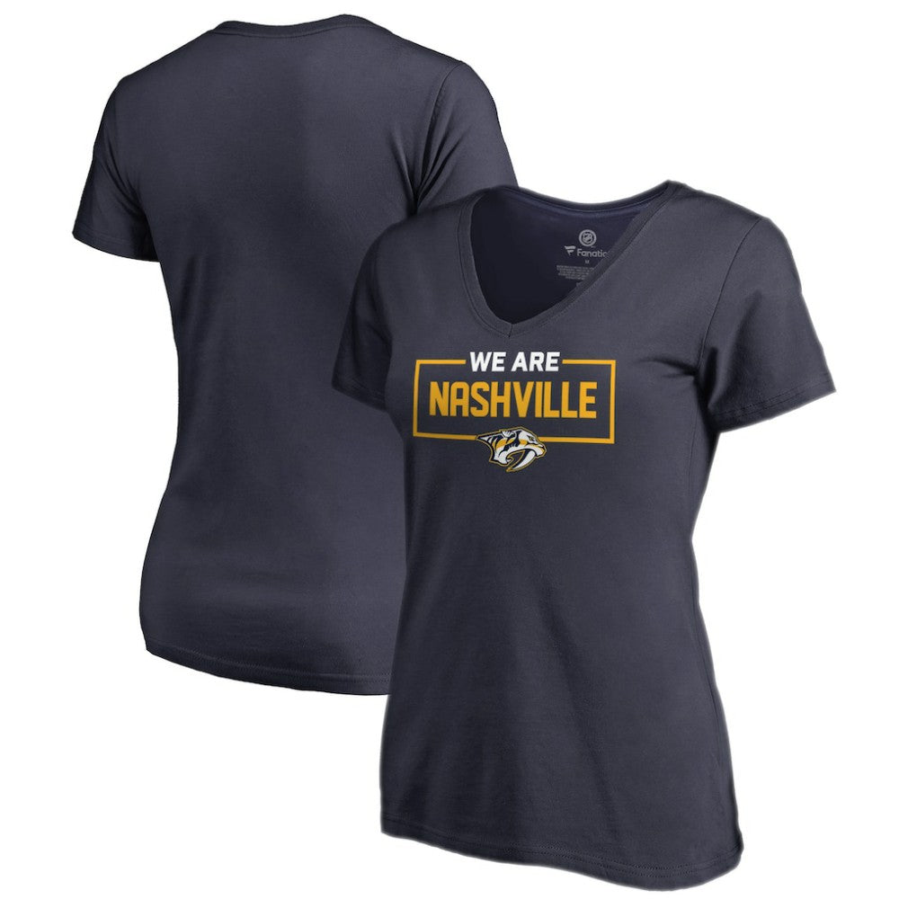 Nashville Predators Women's Iconic Collection V-Neck T-Shirt -  NHL T-shirts