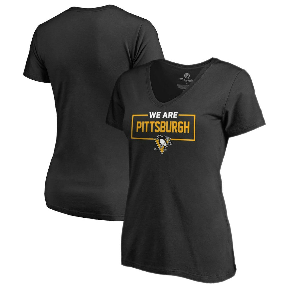 Pittsburgh Penguins Women's Iconic Collection V-Neck T-Shirt -  NHL T-shirts