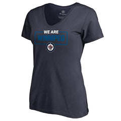 Winnipeg Jets Women's Iconic Collection V-Neck T-Shirt -  NHL T-shirts