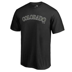 Colorado Rockies Armed Forces Wordmark T-Shirt - MLB T-shirts