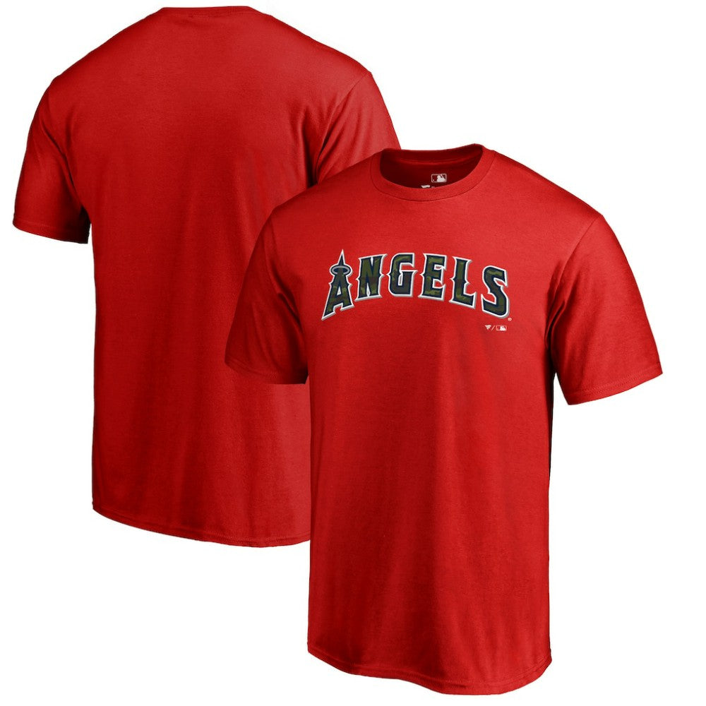 Los Angeles Angels Armed Forces Wordmark T-Shirt - MLB T-shirts