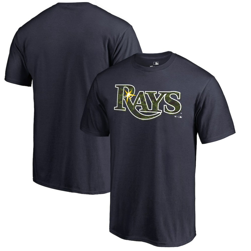 Tampa Bay Rays Armed Forces Wordmark T-Shirt - MLB T-shirts