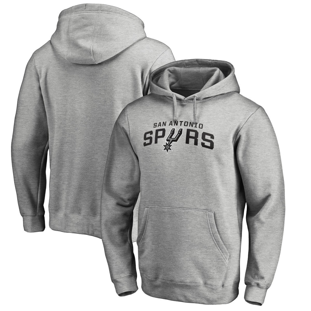 Heather Gray San Antonio Spurs Alternate Logo Pullover Hoodie | NBA